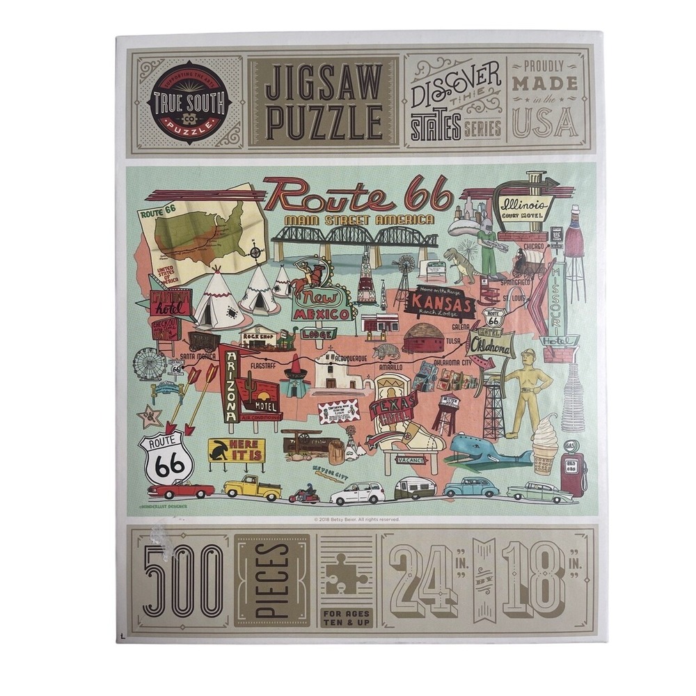 True South Route 66 Puzzle 500 Pieces